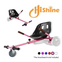 SDENSHI Hover Go Kart Seat Adjustable Holder Stand Self Balance Balancing Scooter Black